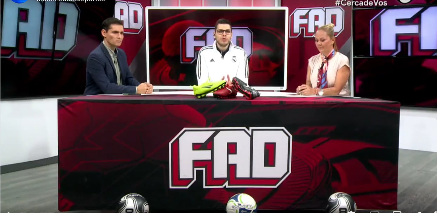 Fútbol Al día, José Pablo Alfaro, Diego Obando y Jackeline Álvarez