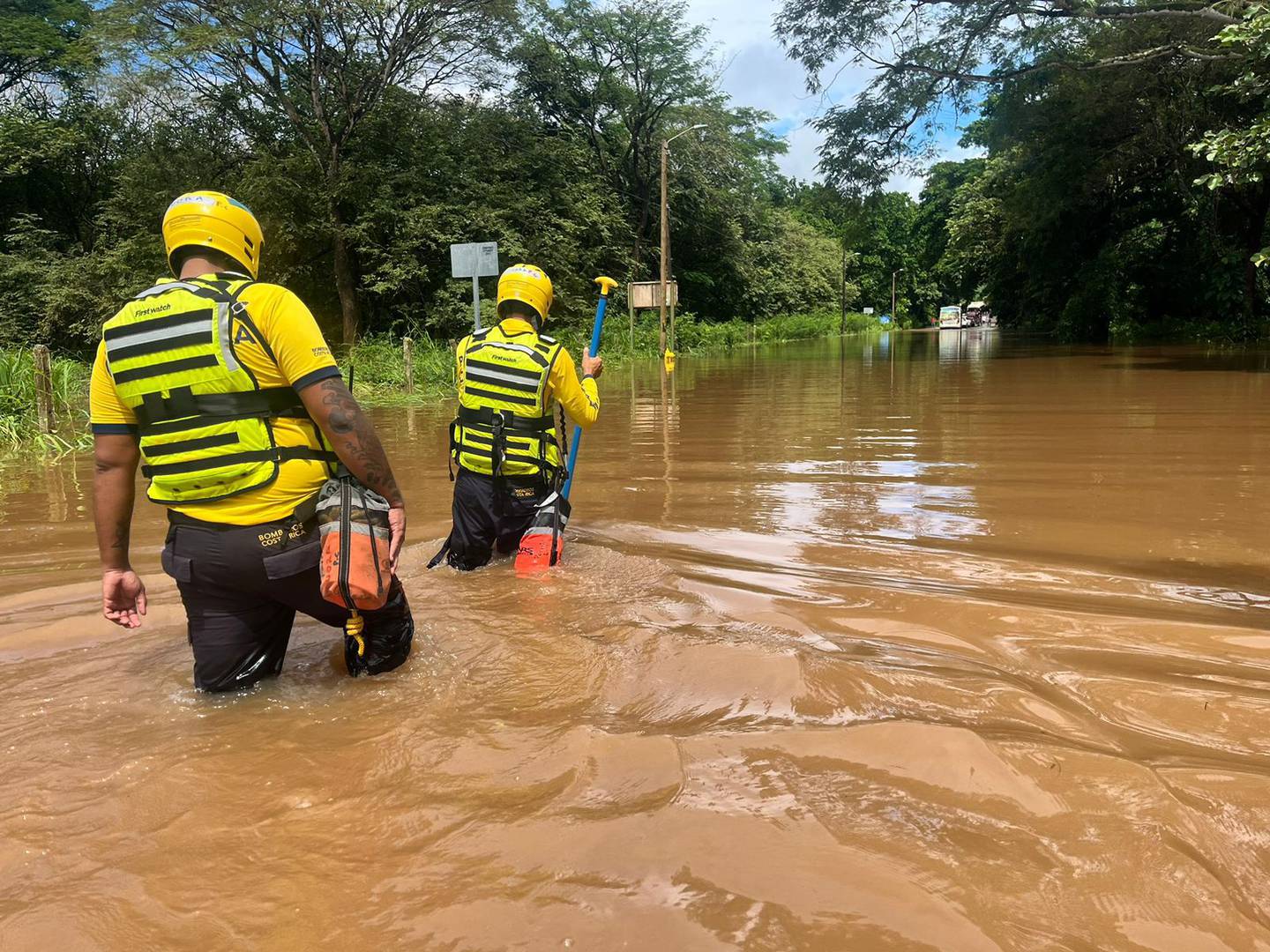 Inundaciones en Santa Cruz de Guanacaste