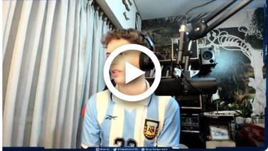 Video: Streamer argentino reveló a cuál equipo tico le van en su país