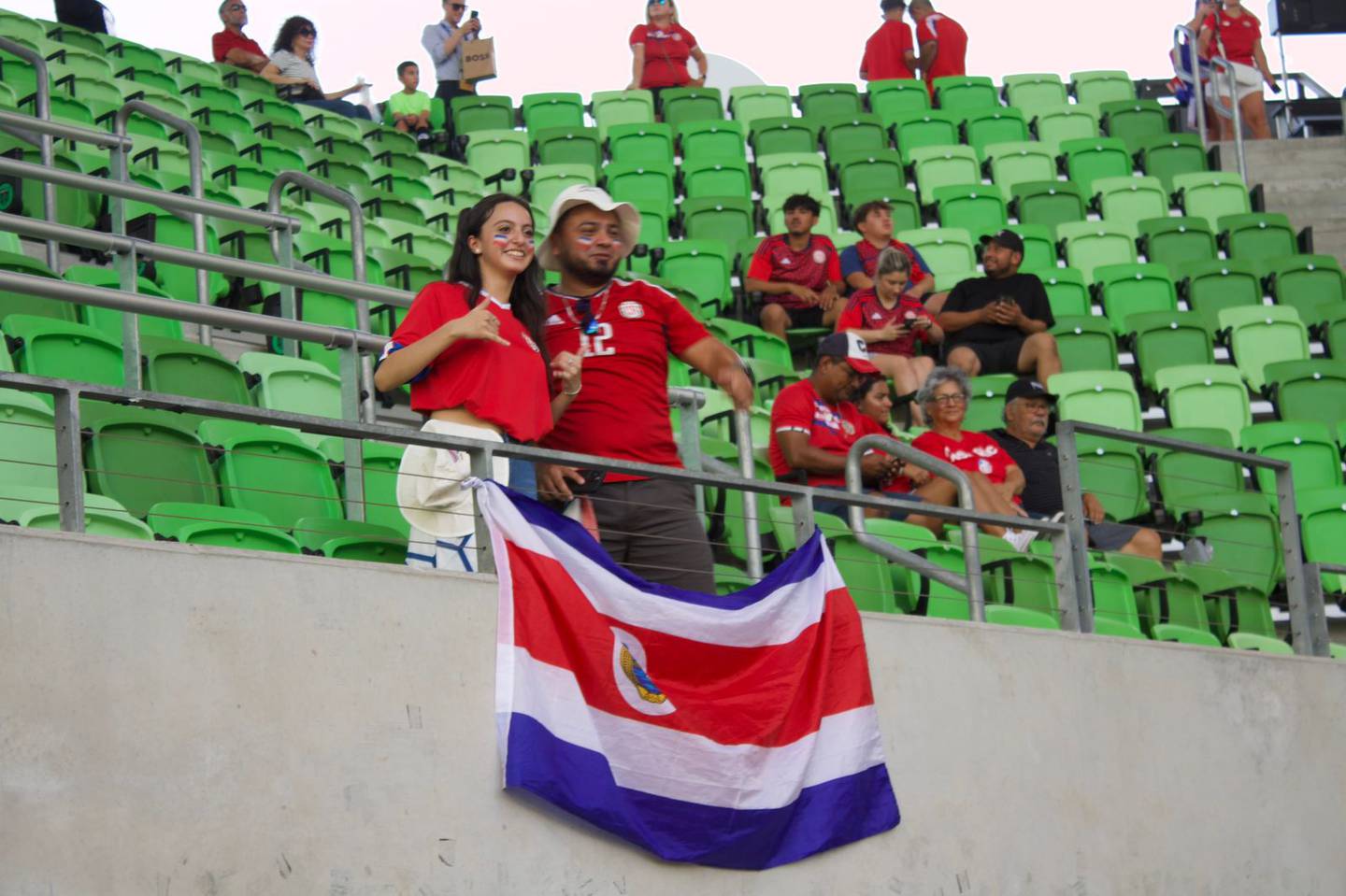Ambiente Costa Rica Paraguay, Copa América 2024. Austin, Texas. Foto: William Cordero.