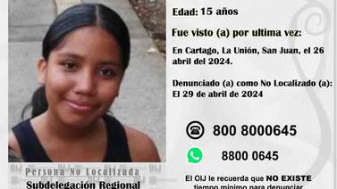 Piden ayuda para encontrar a quinceañera que desapareció hace más de una semana