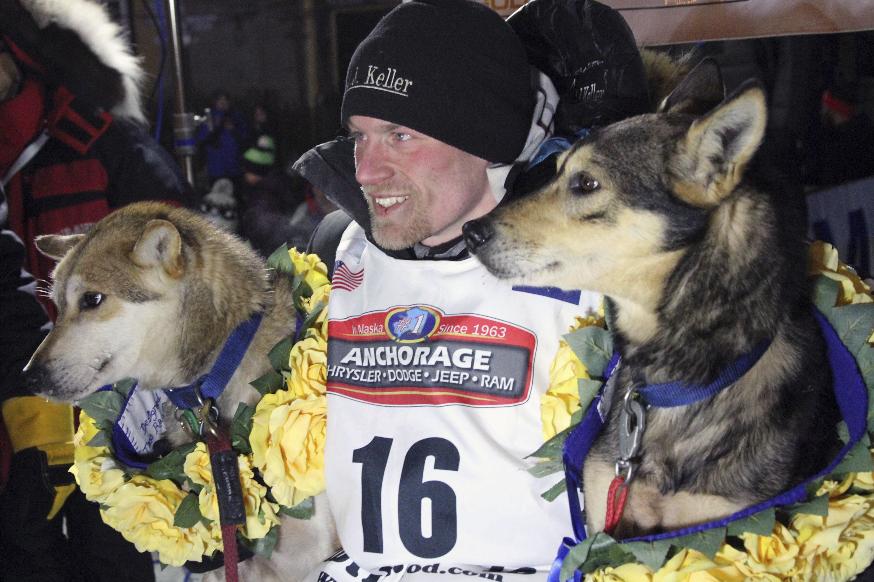 con cuantos perros tienes que acabar en el iditarod