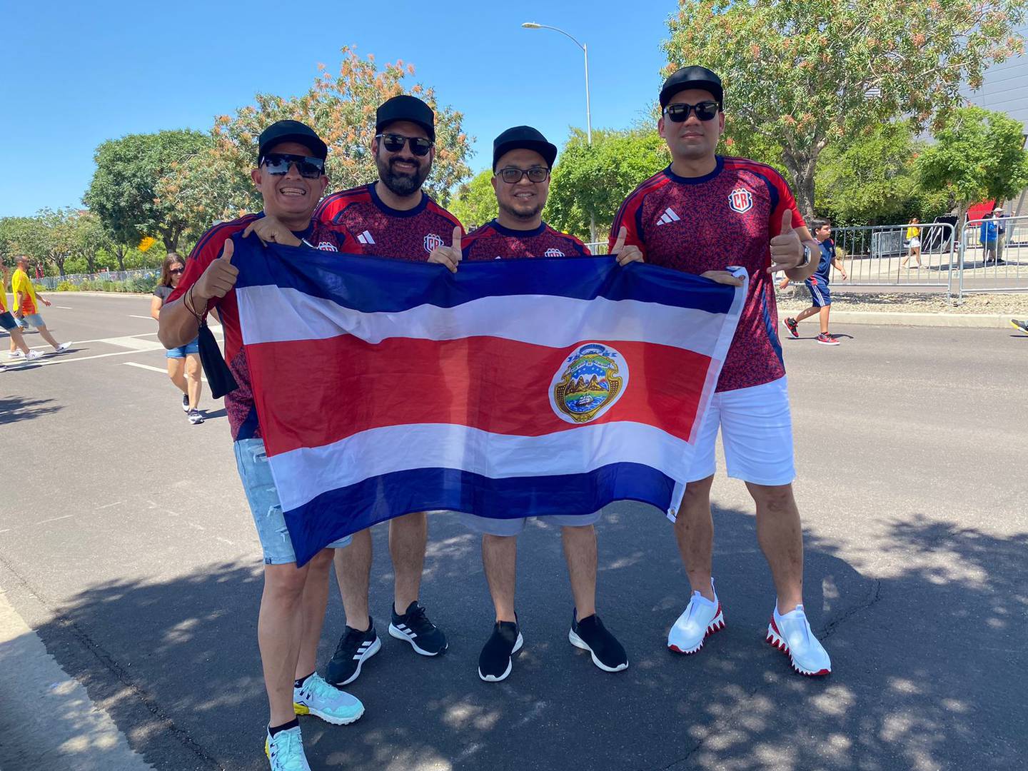 Ambiente Costa Rica - Colombia, copa América