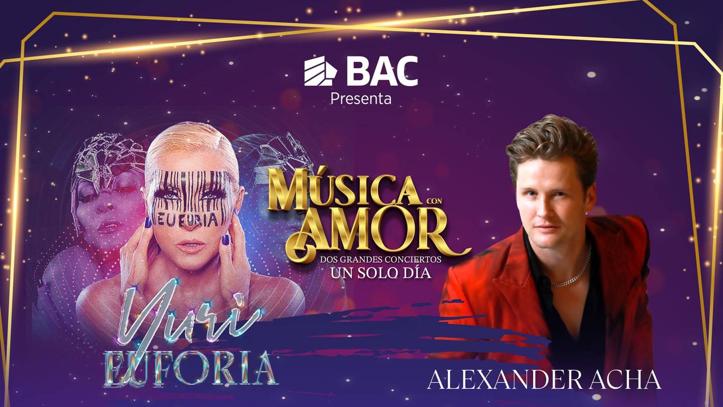 Localidades habilitadas para el concierto de Yuri y Alexander Acha.