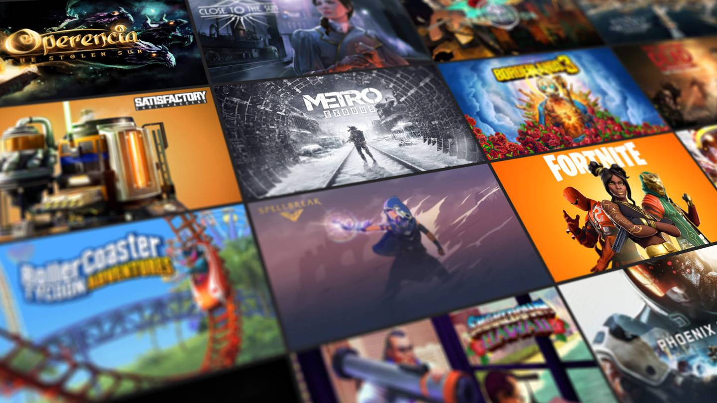 Epic Games Store tiene a la venta miles de juegos para todos los gustos. Foto tomada del sitio web de Epic Games.