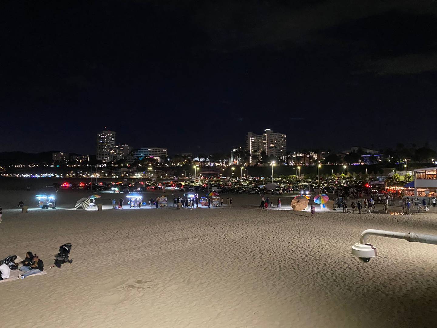 Muelle y playa de Santa Mónica, en Los Ángeles, California, Estados Unidos. Foto: Ricardo Silesky